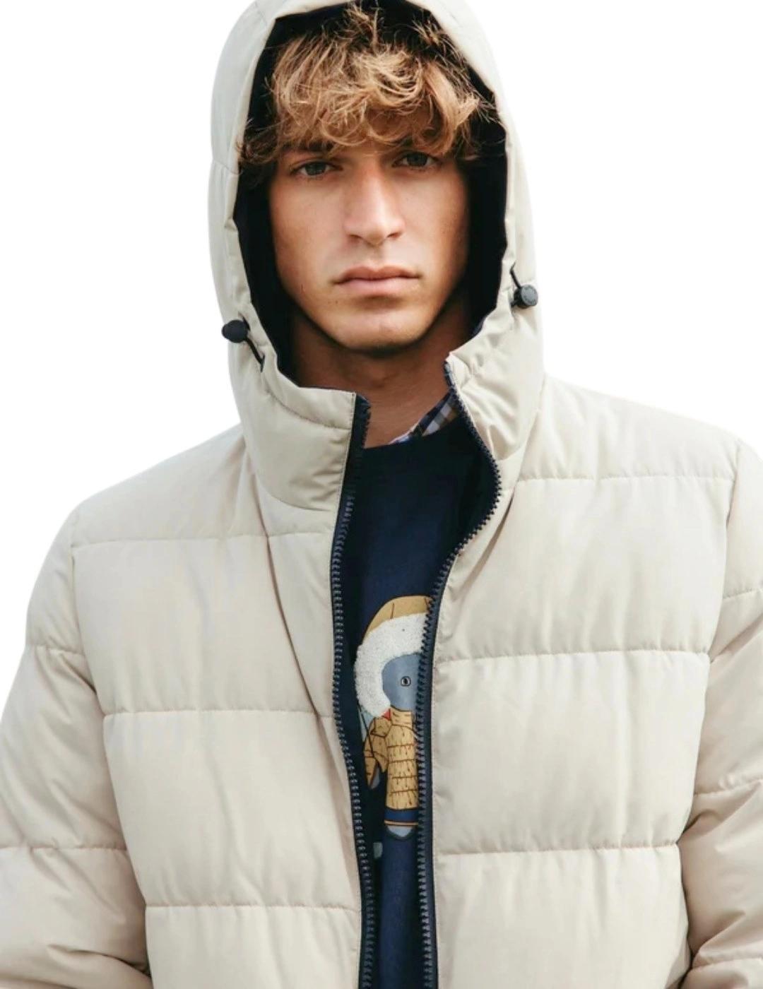 El Pulpo Plumífero Acolchado Ártico Reversible Azu