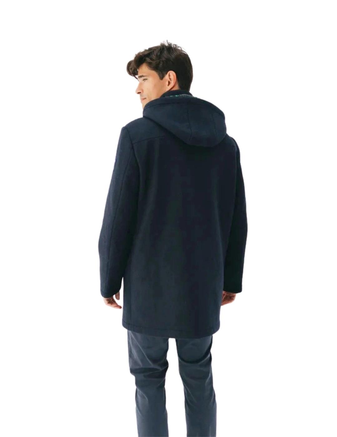 El Pulpo Trenca Paño Azul Marino