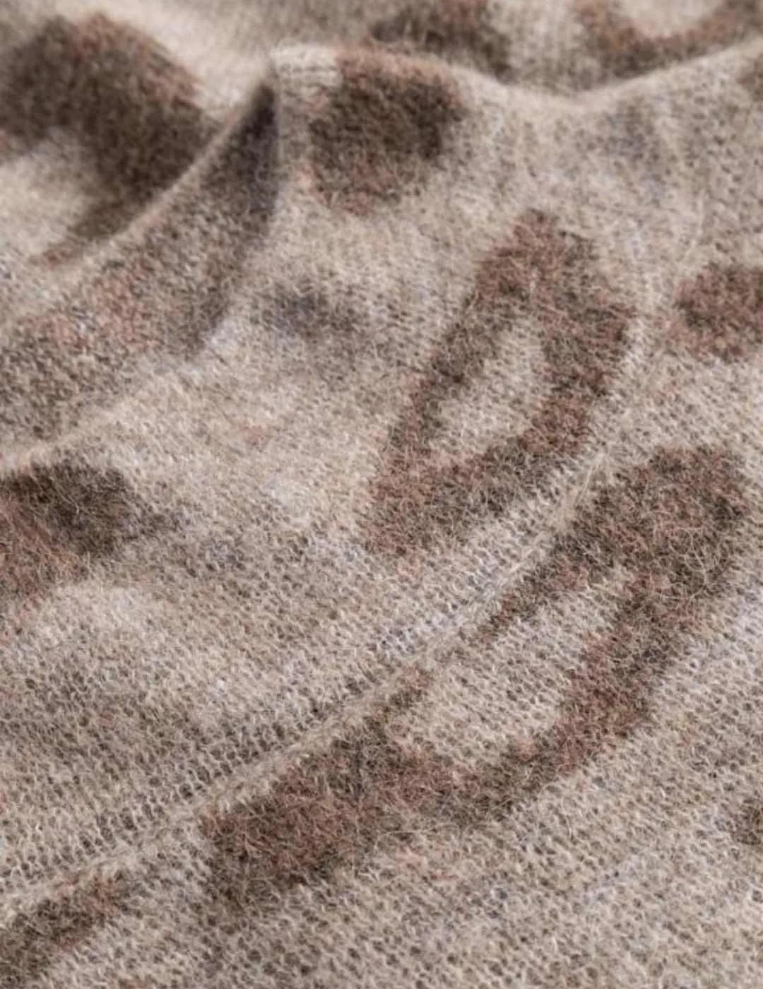 Frieda Jersey Desert Beige estampado