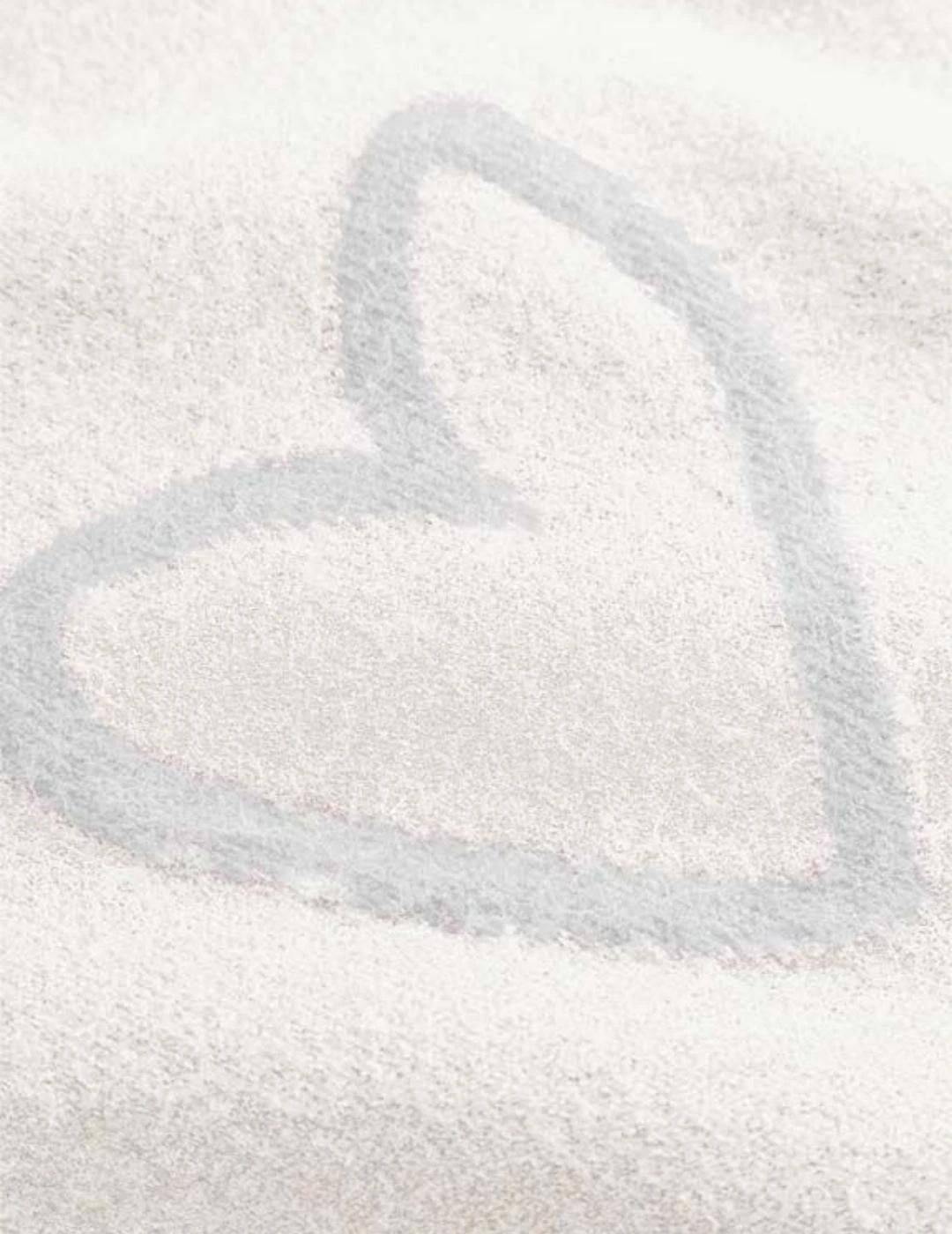 Frieda Jersey Blanco corazones