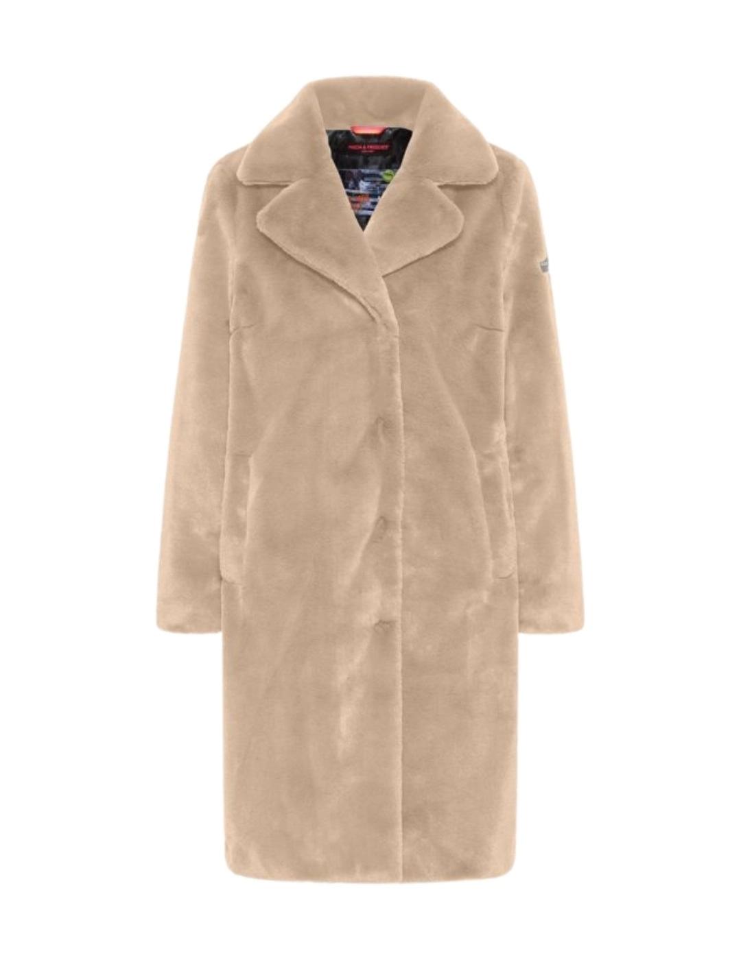 Frieda Abrigo de pelo Beige