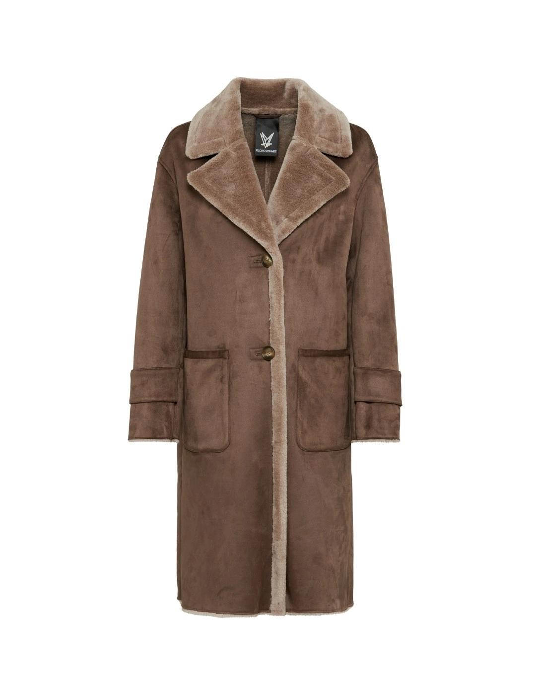 Fuchs Schmitt Abrigo Largo Marrón