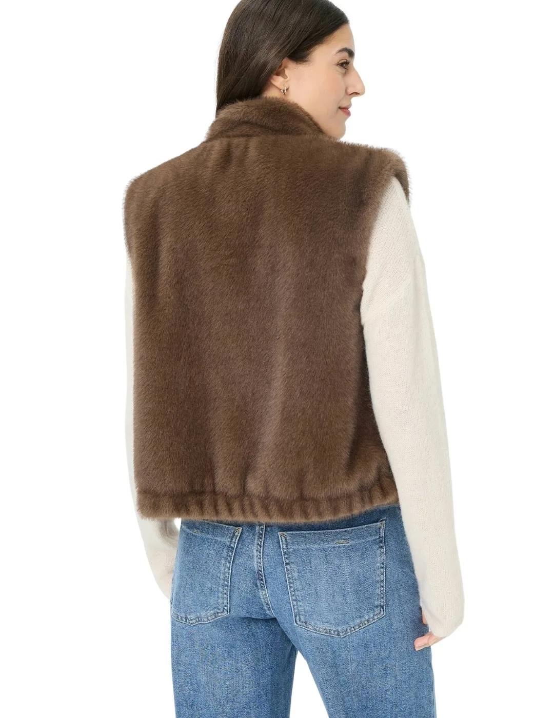 Fuchs Schmitt Chaleco de pelo Marrón