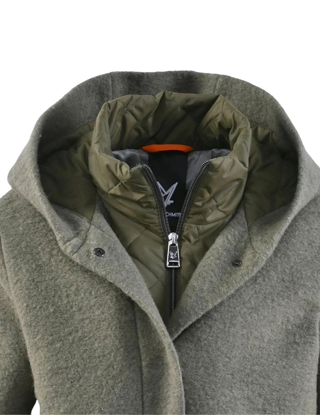 Fuchs Schmitt Abrigo Largo Gris verde