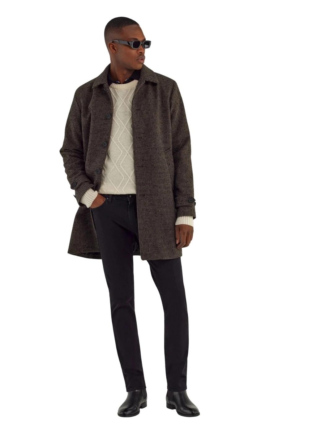 Gas Pantalones de hombre Black Rinse Slim fit