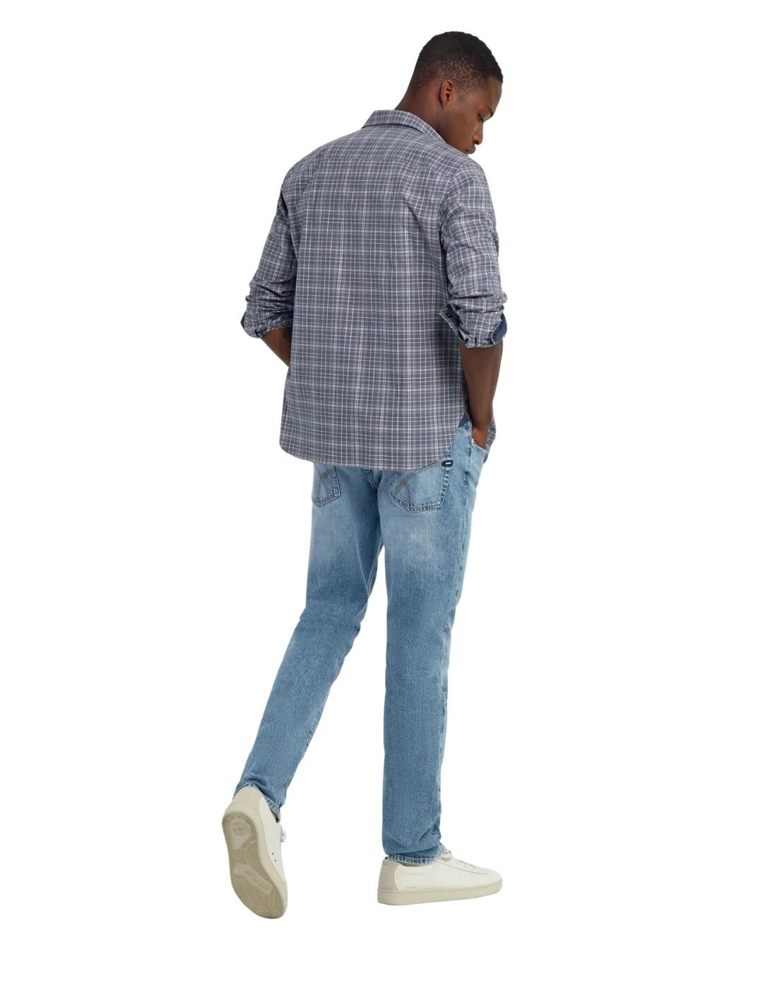 Gas Pantalones de hombre Stone Wash Slim fit