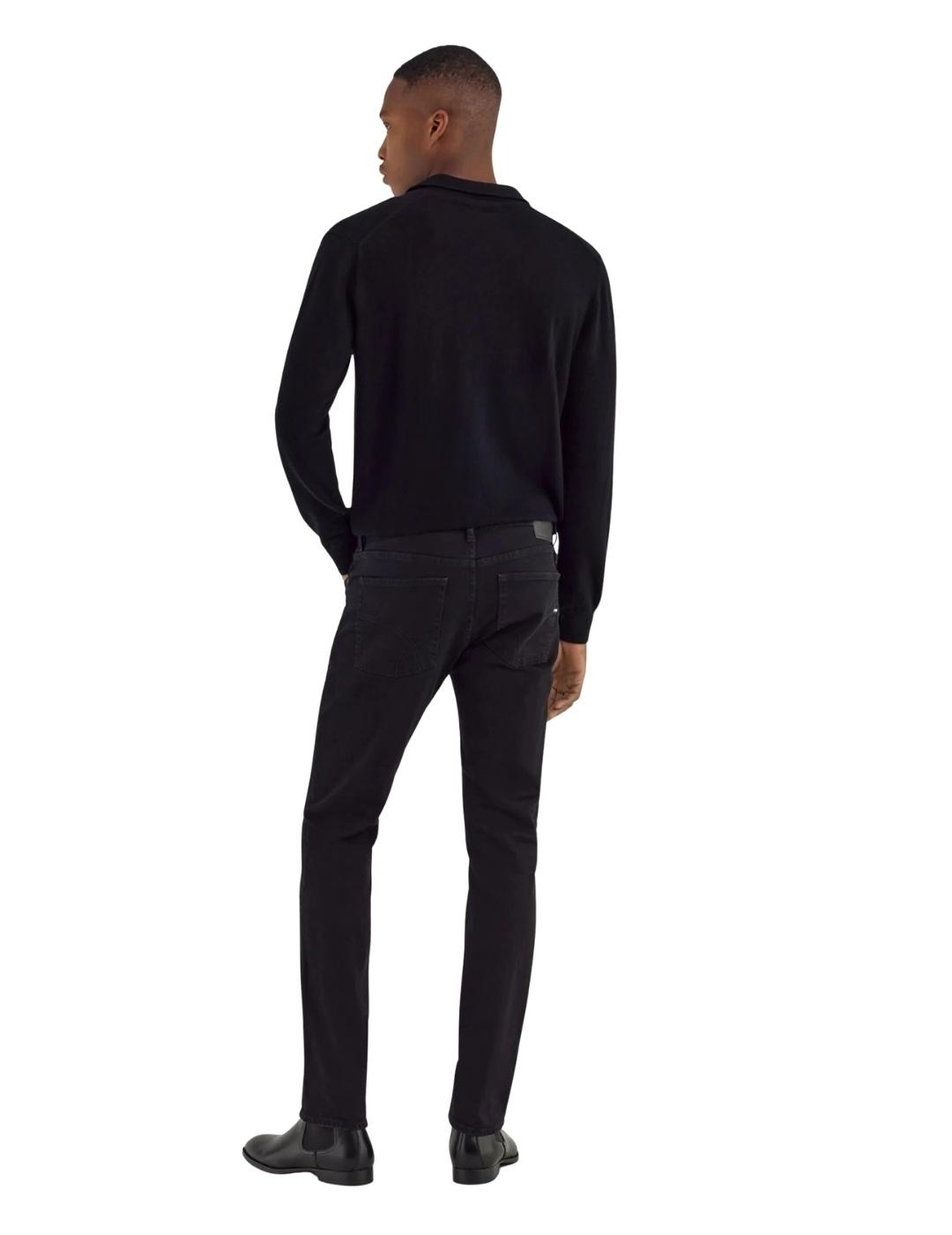 Gas Polo de manga larga Negro