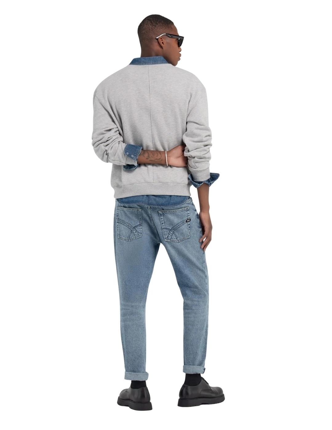 Gas Pantalones hombre Stone Wash Med Tapered fit