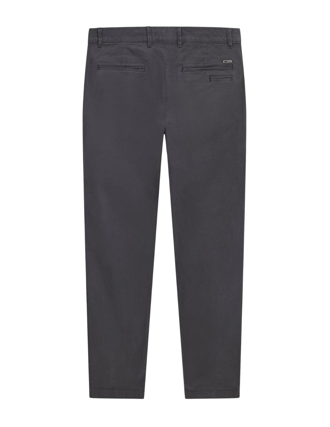 Gas Pantalones Sadeck Asphalt gris