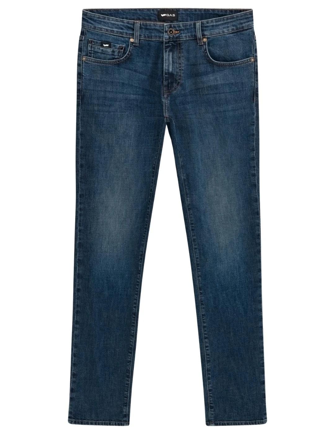 Gas Pantalones de hombre Basic Medium D Slim fit