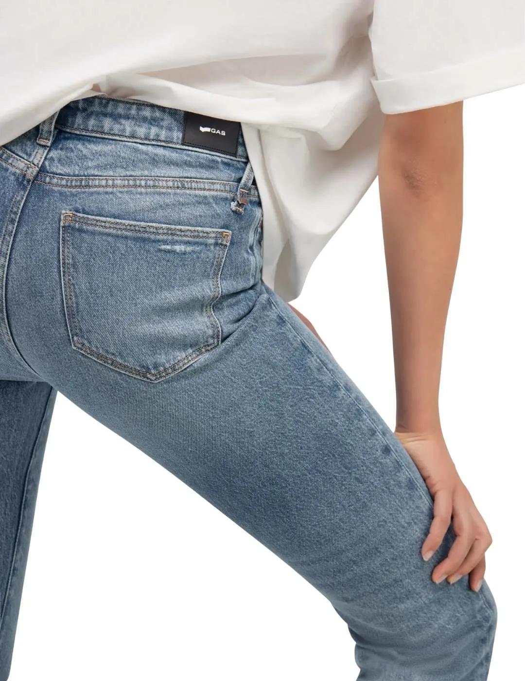 Gas Pantalones de mujer Stone Wash Med Skinny fit