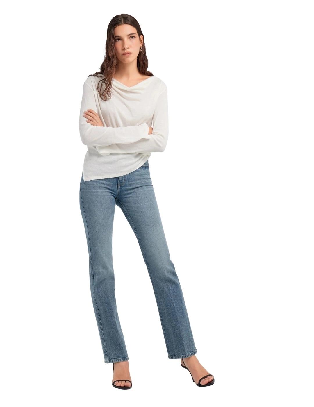 Gas Pantalones de mujer Stone Wash Med Bootcut