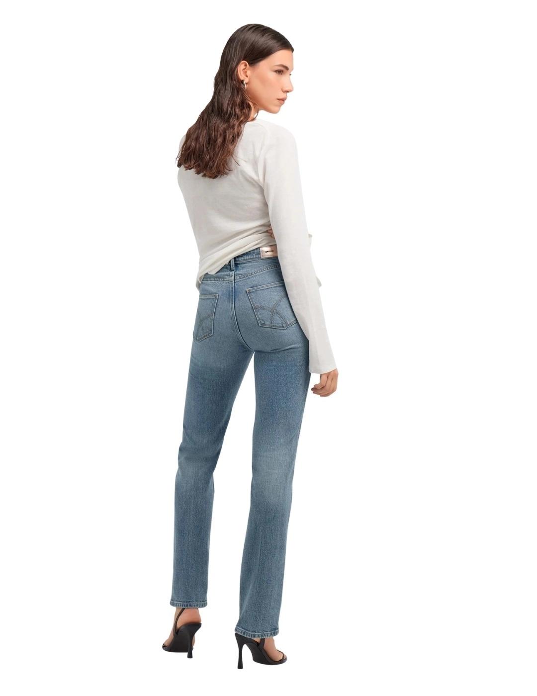 Gas Pantalones de mujer Stone Wash Med Bootcut