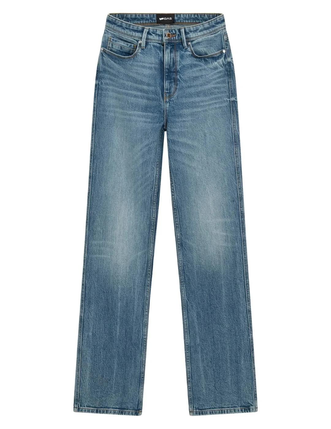 Gas Pantalones de mujer Stone Wash Med Bootcut