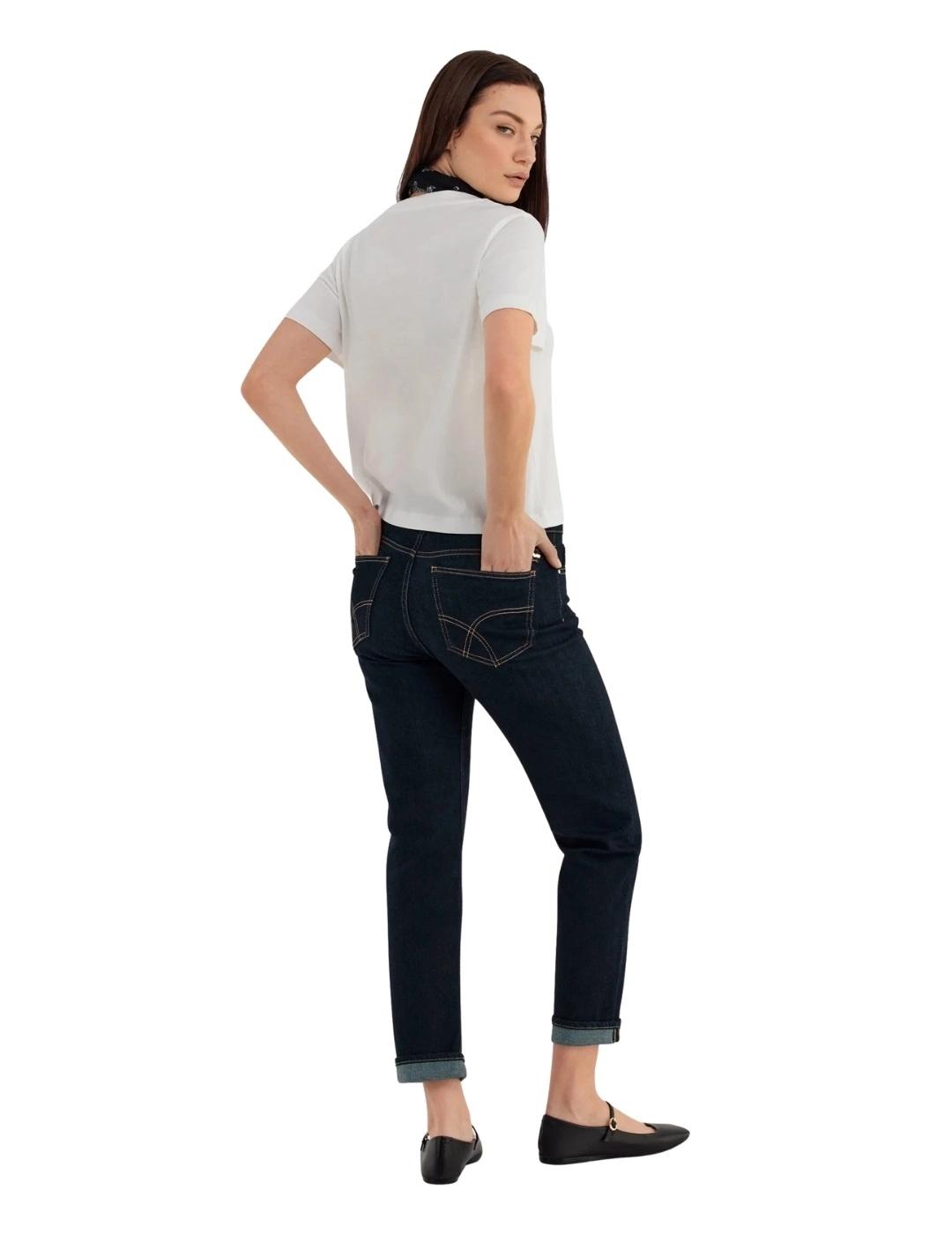 Gas Pantalones de mujer Raw Rinse Slim fit