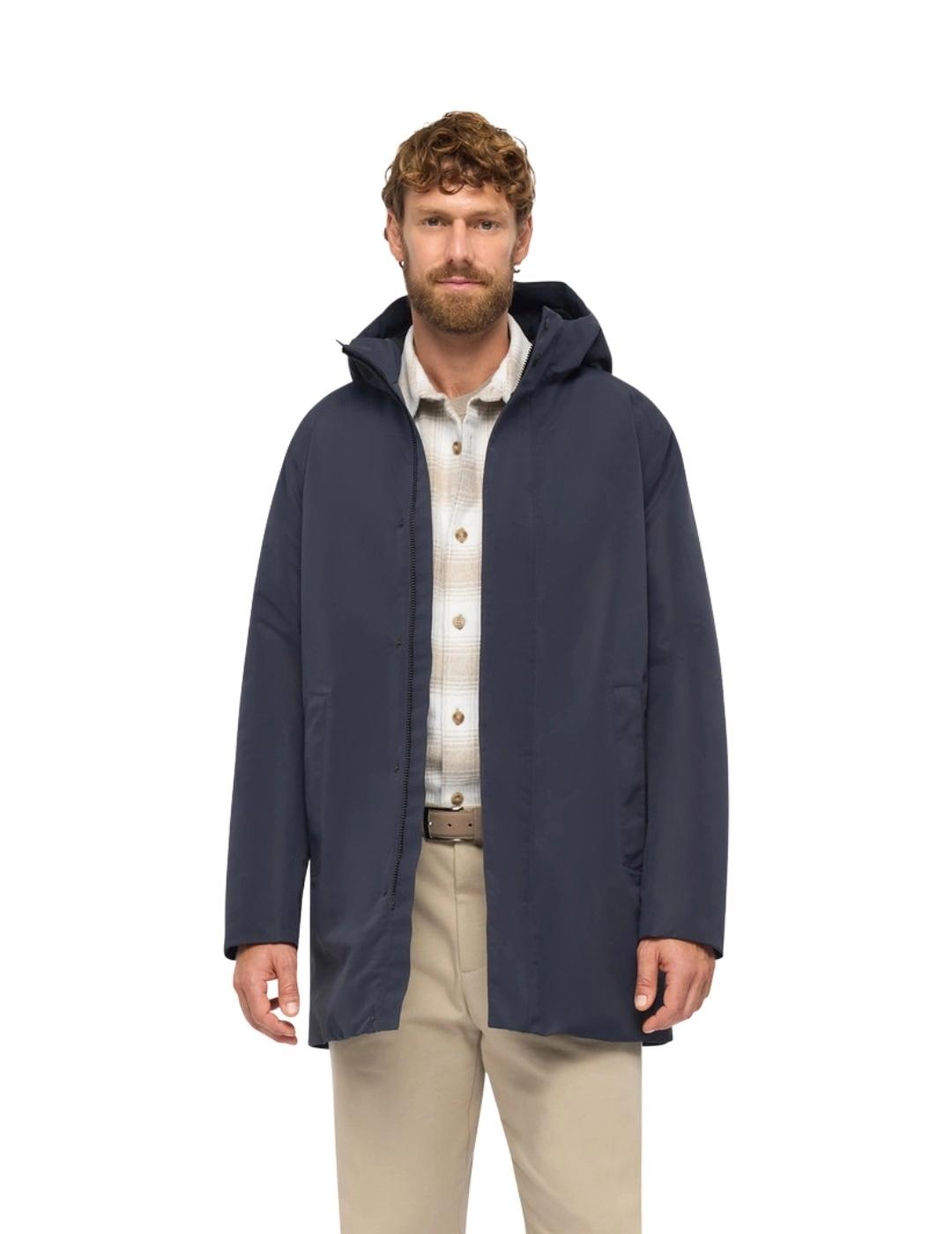 Geox Parka larga Doray Azul marino hombre