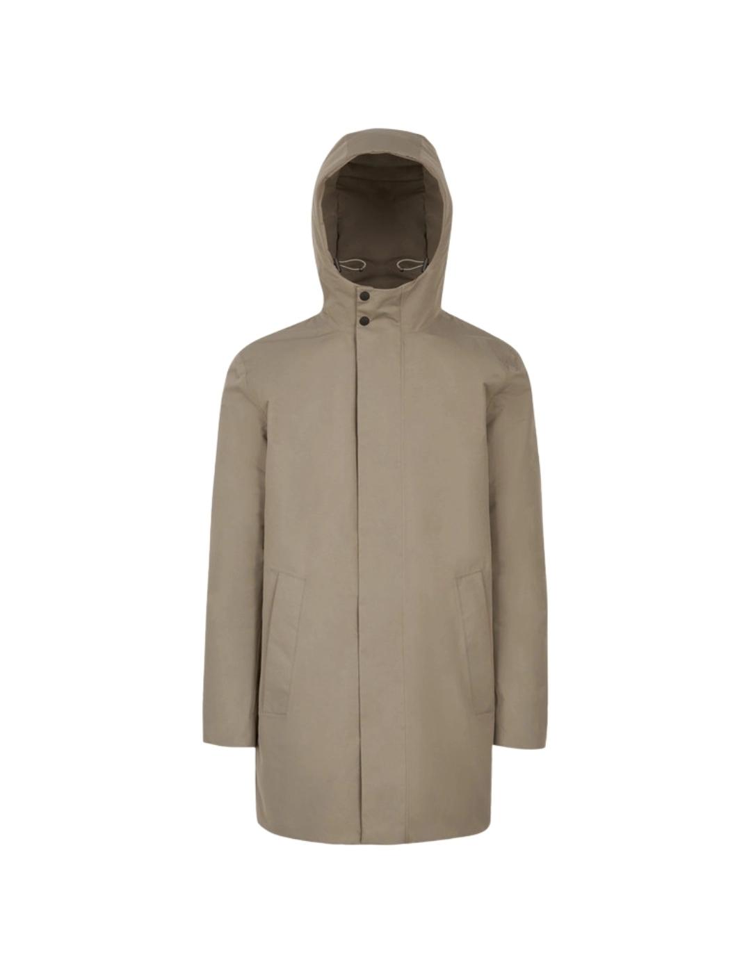 Geox Parka larga Doray Beige hombre