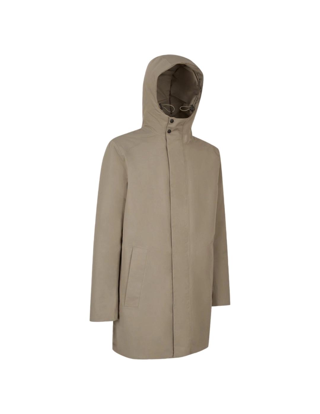 Geox Parka larga Doray Beige hombre
