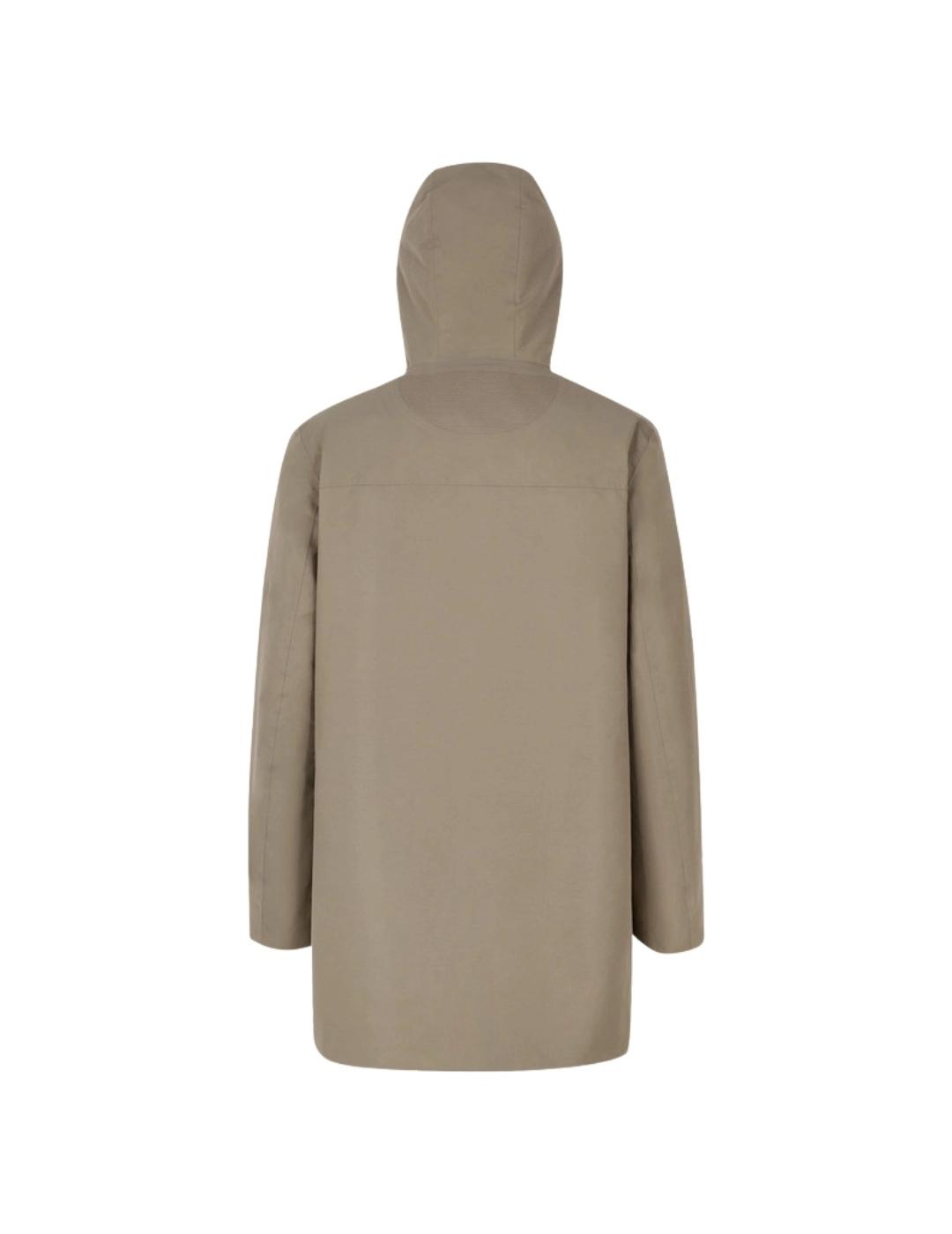 Geox Parka larga Doray Beige hombre