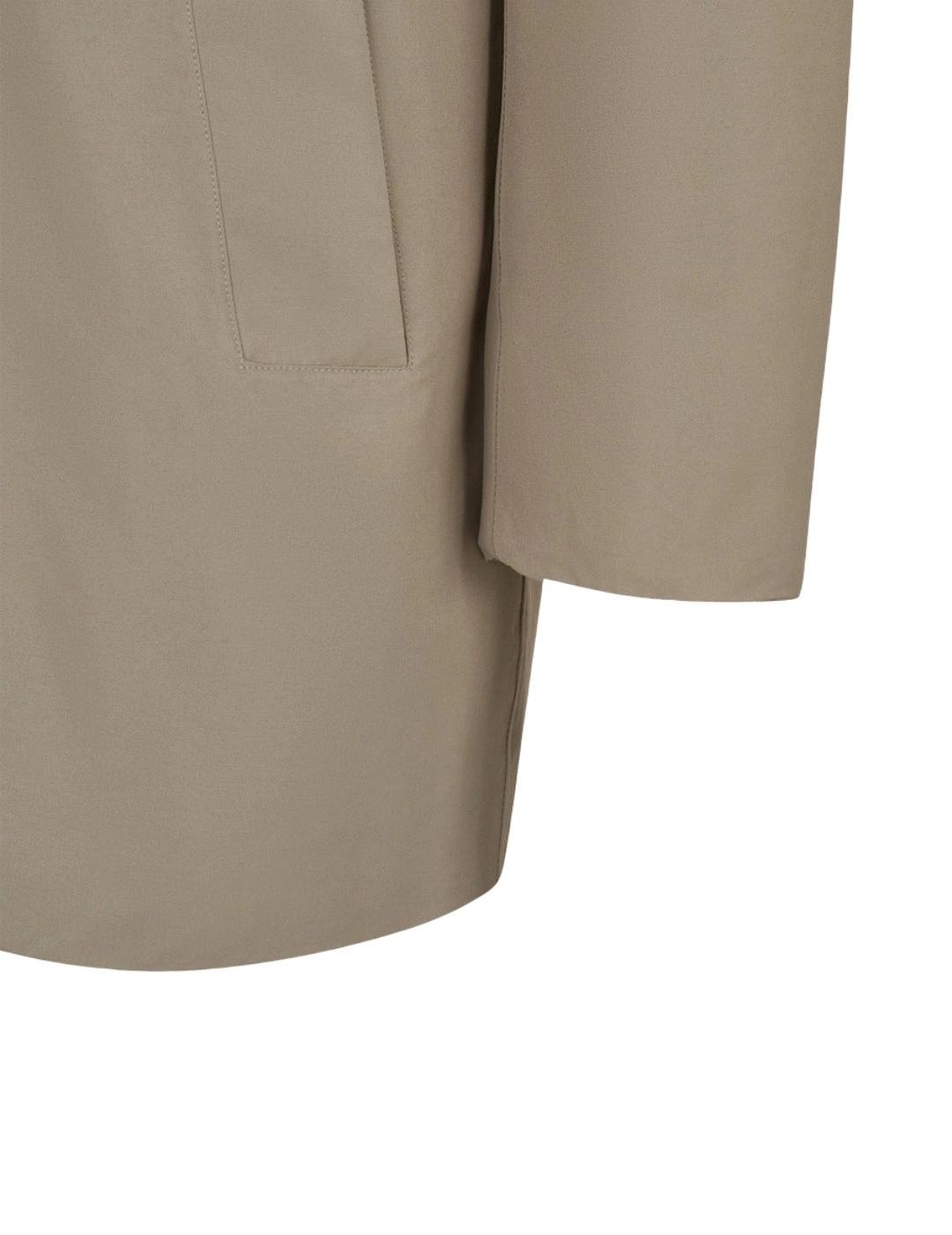 Geox Parka larga Doray Beige hombre