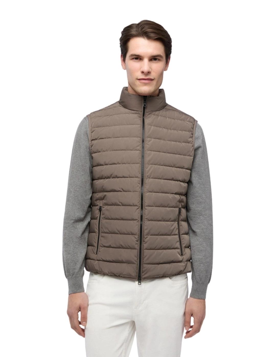 Geox Chaleco Wilmer Marrón hombre