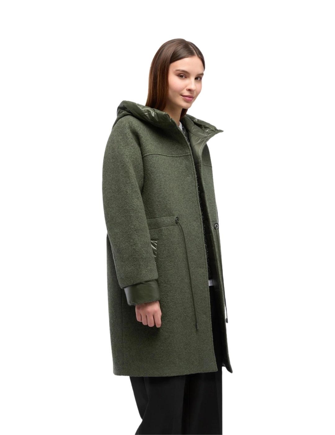 Geox Abrigo Kleopy Verde oscuro mujer