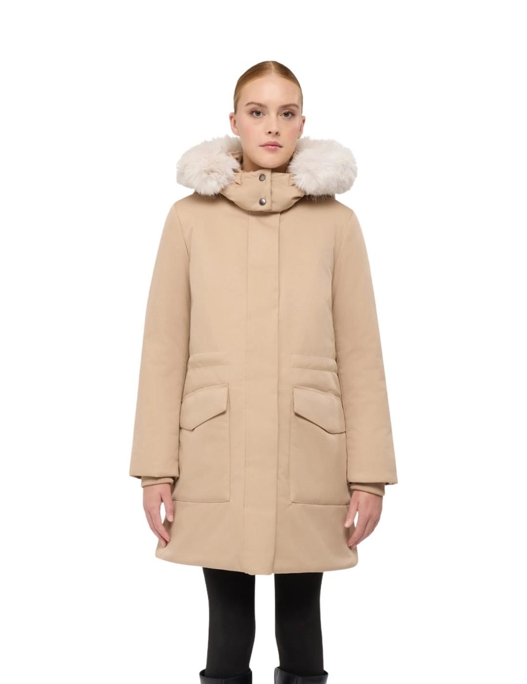 Geox Abrigo Spherica Beige mujer