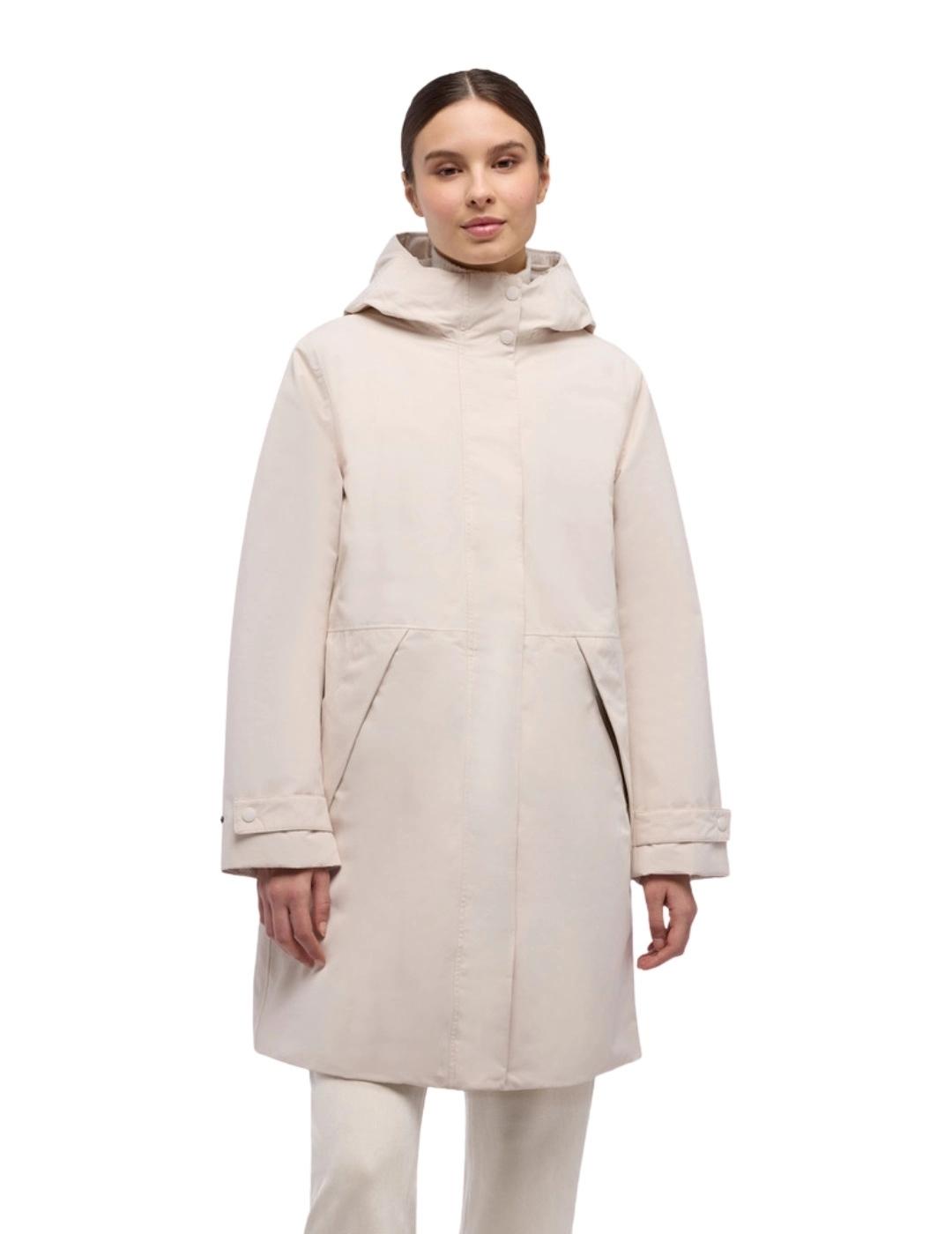 Geox Cazadora Hoara abx Beige claro mujer