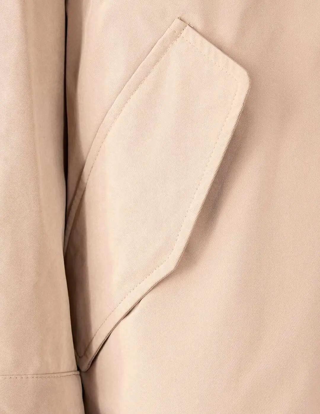 Geox Parka Anyweco Beige mujer