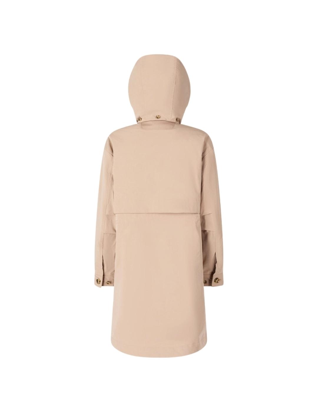 Geox Parka Anyweco Beige mujer