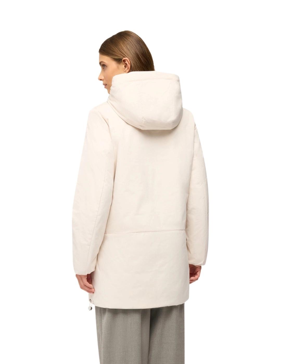 Geox Parka Spherica Reversible Blanca mujer