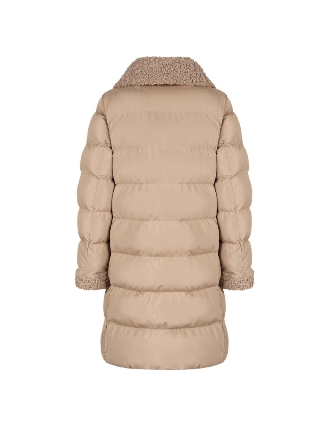 Geox Plumífero Vilde Beige mujer