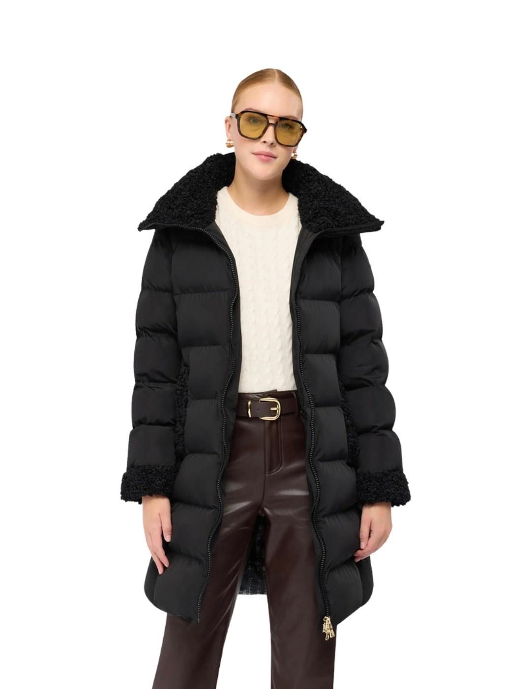 Geox Plumífero Vilde Negro mujer