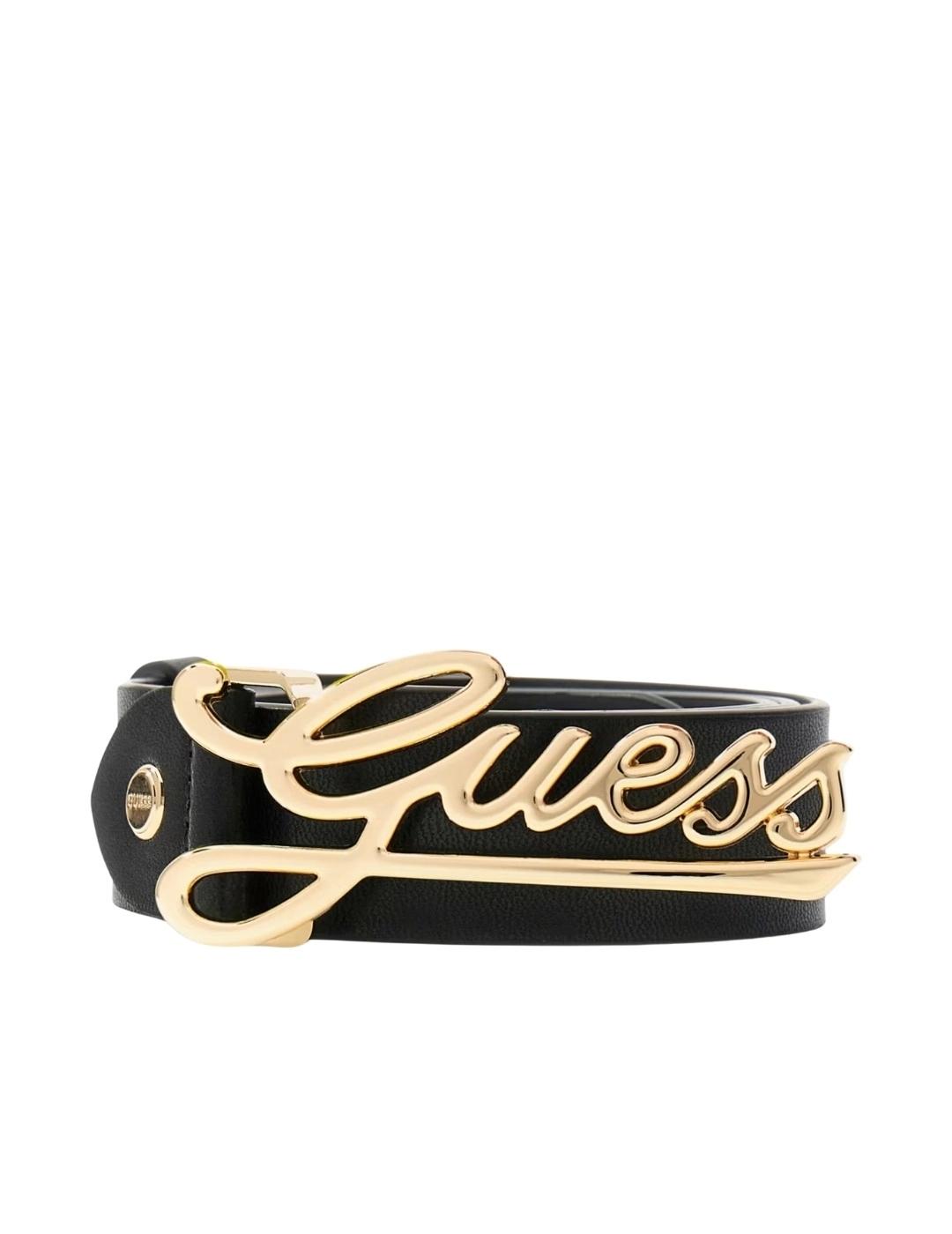 Guess Cinturón Melisandra con inscripción logotipo