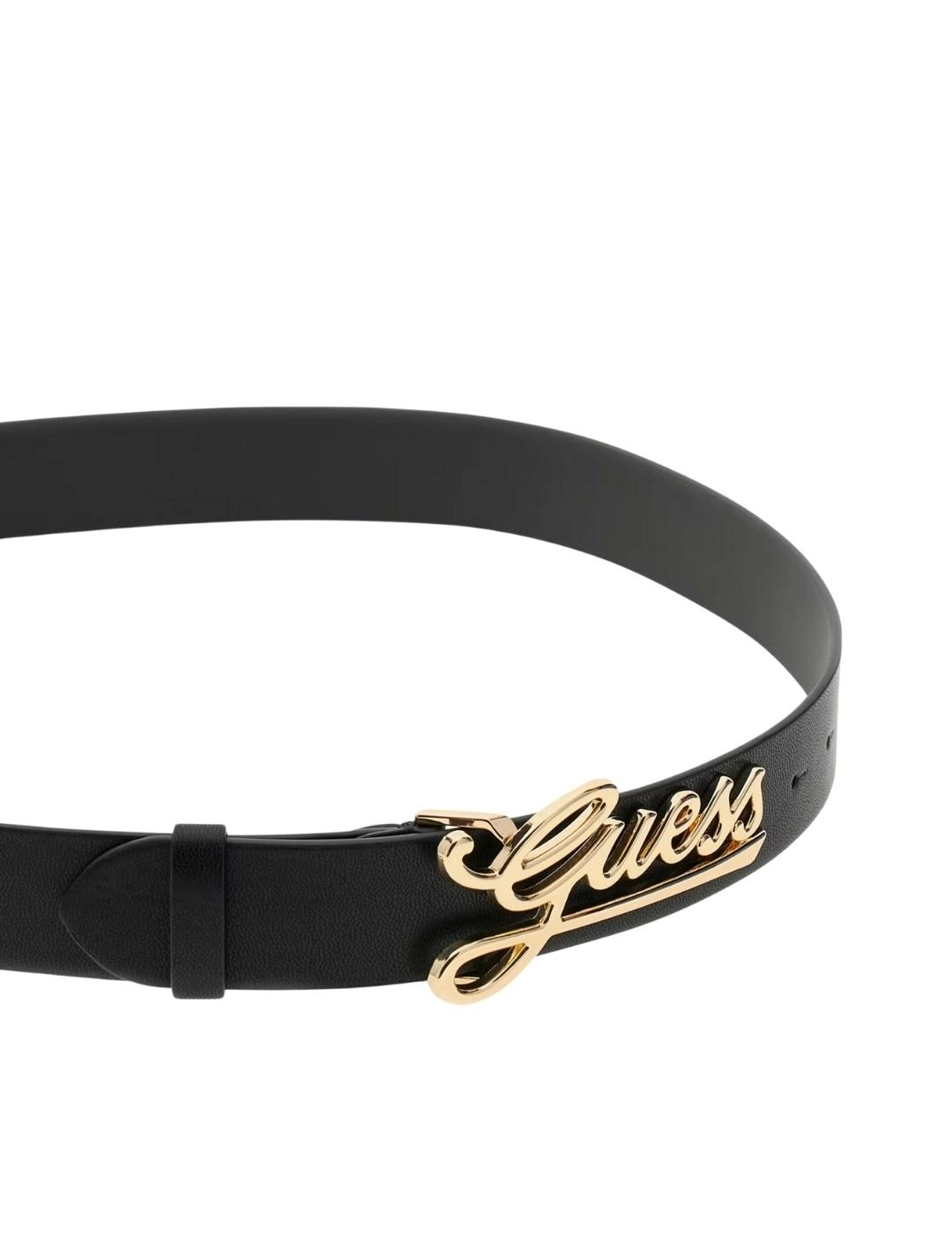 Guess Cinturón Melisandra con inscripción logotipo