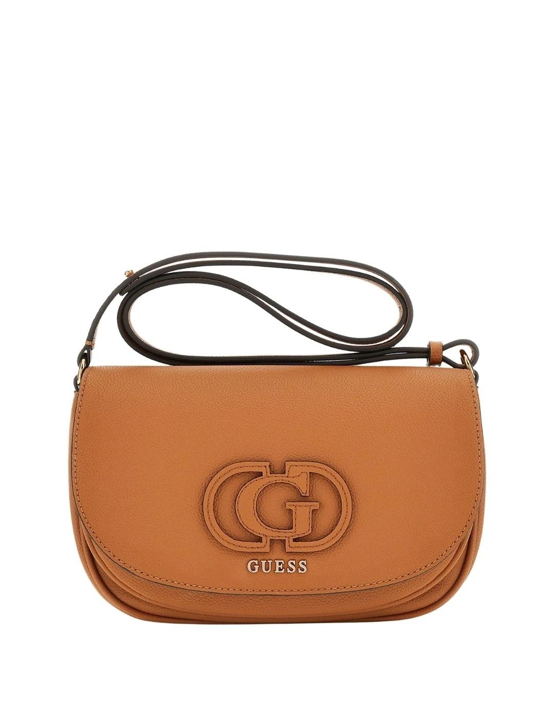 Guess Bolso Calebra Bandolera Marrón