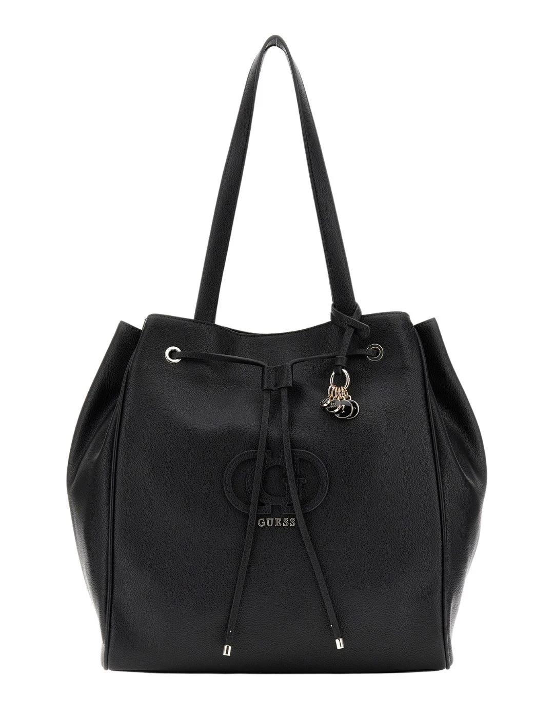 Guess Bolso Tote Calebra Negro