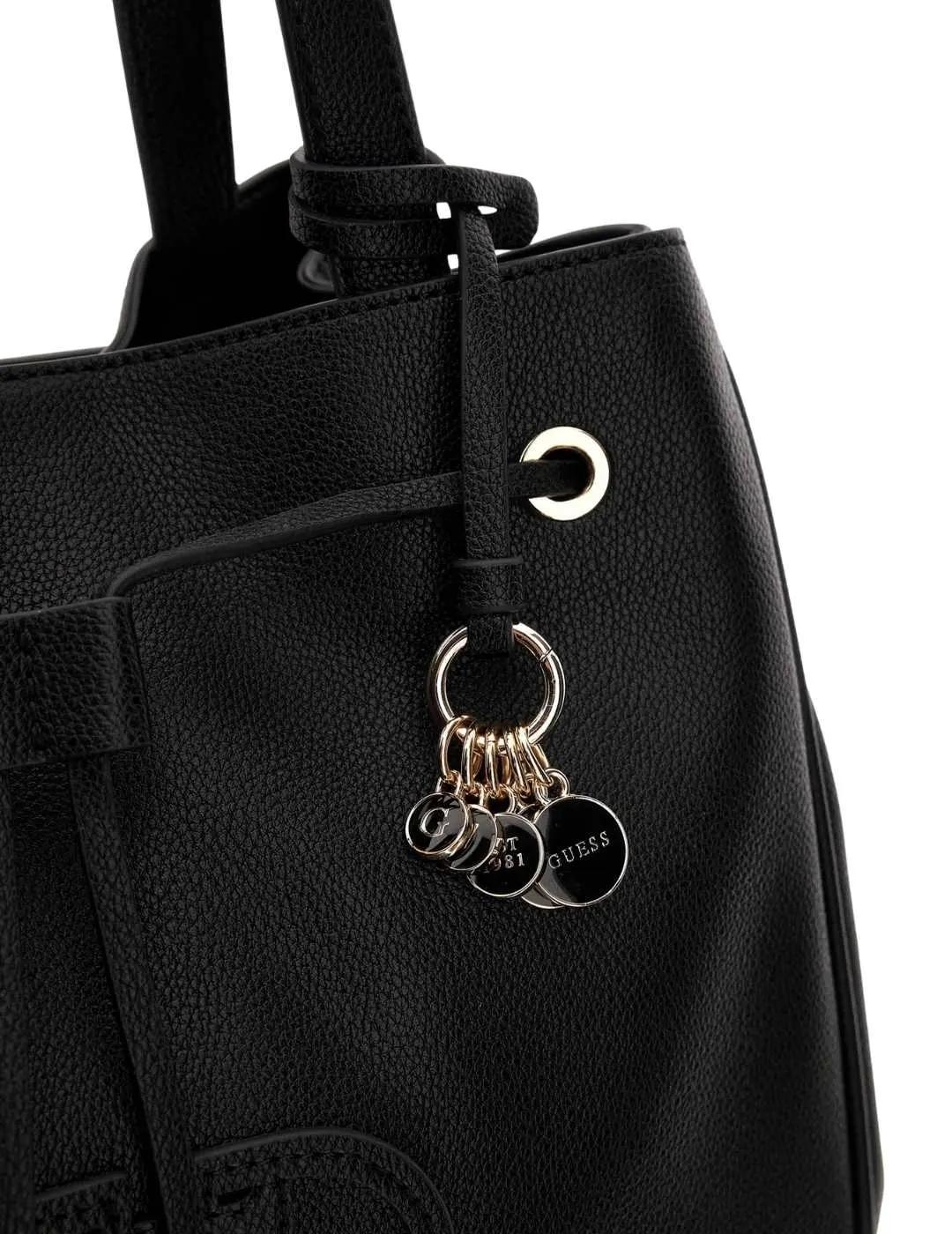 Guess Bolso Tote Calebra Negro