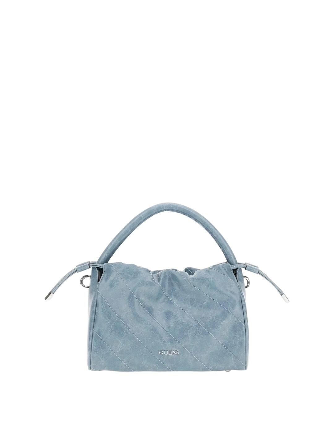 Guess Mini Bolso de mano Amys Azul claro