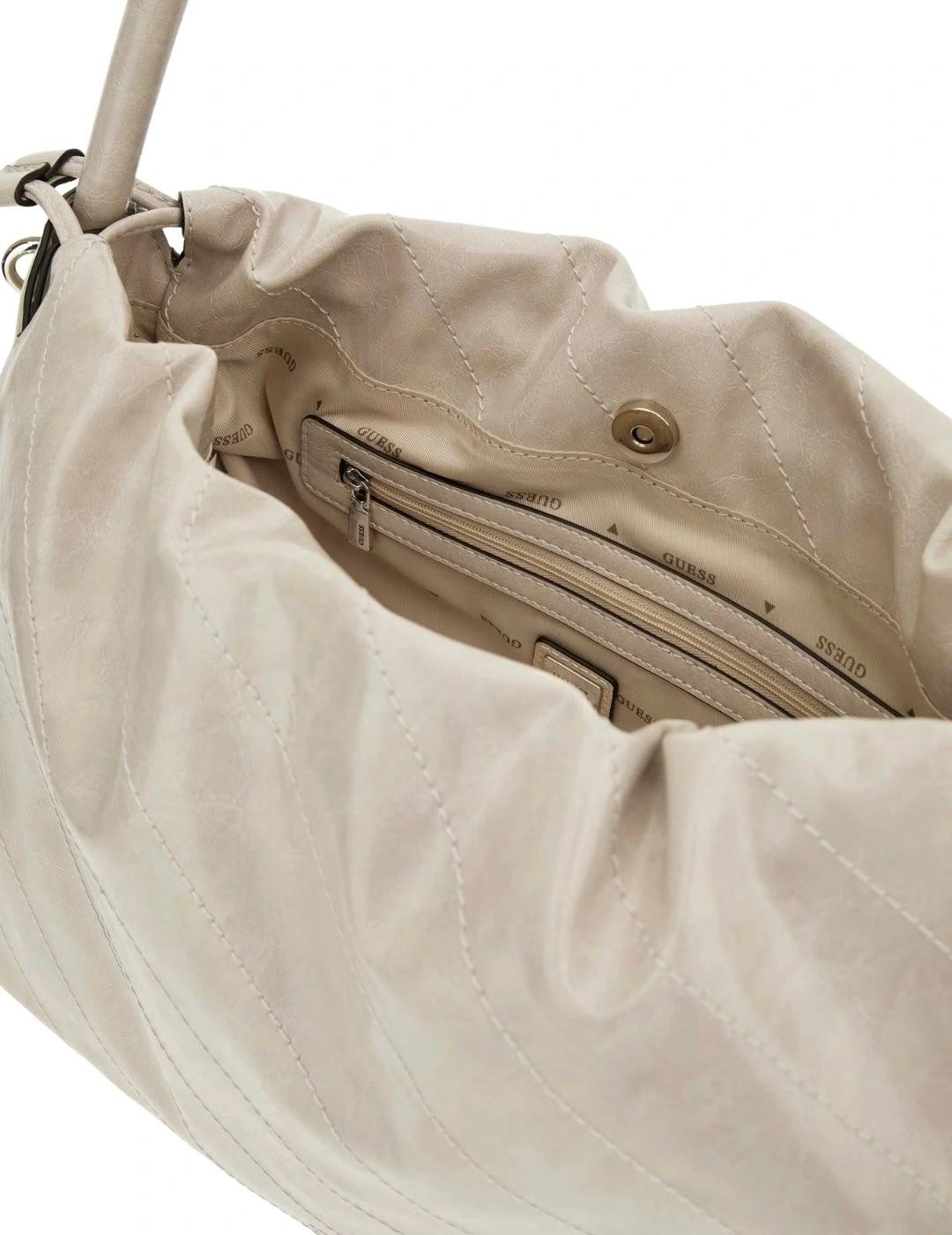 Guess Bolso de mano Amys Crema