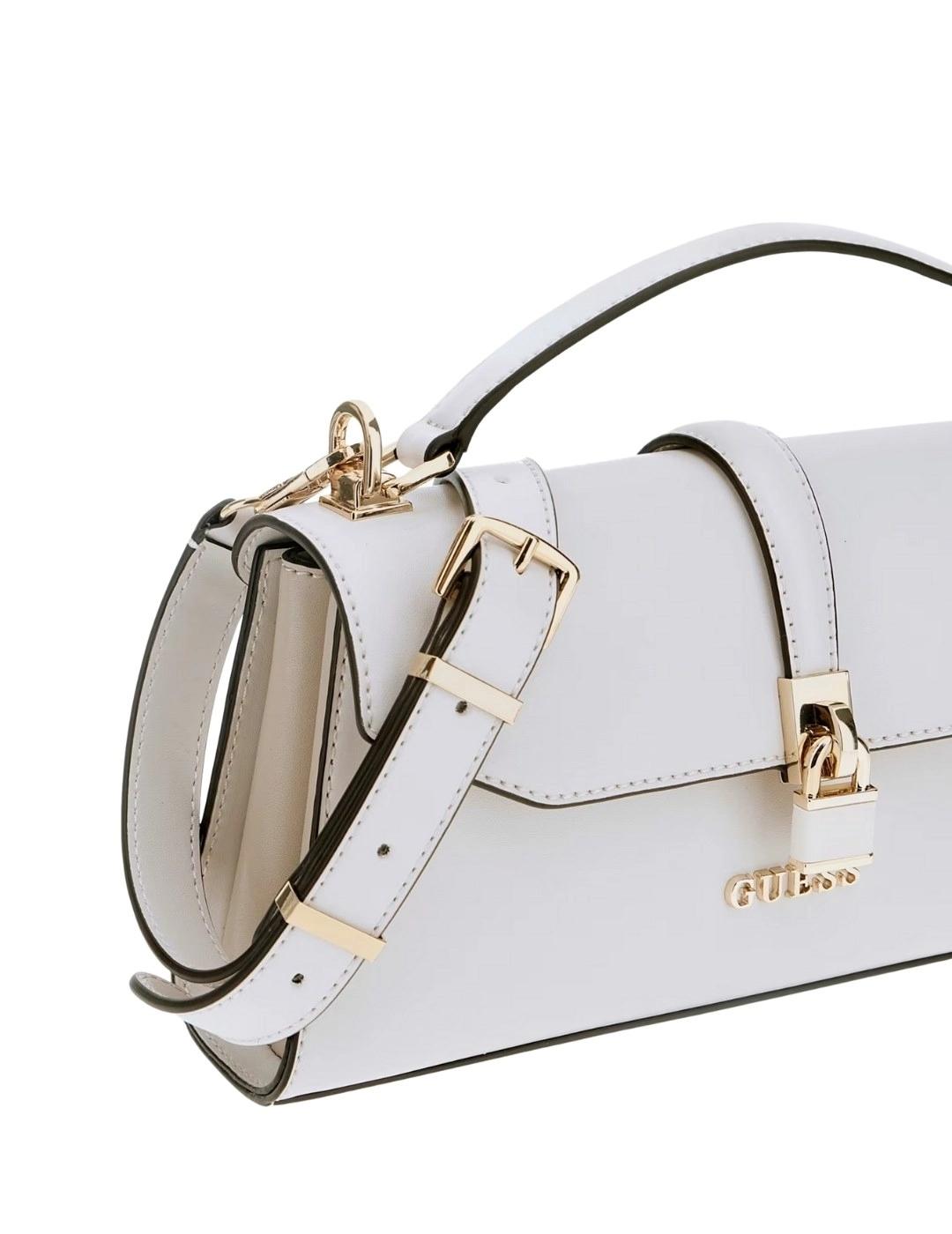 Guess Mini Bolso de mano Queensland Blanco