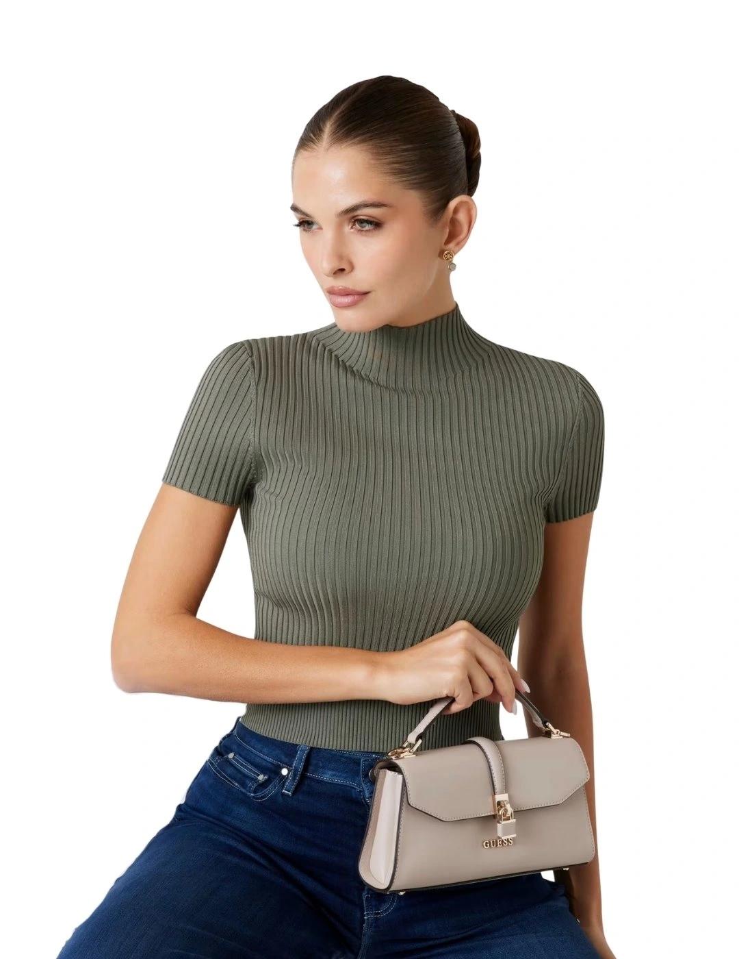 Guess Mini Bolso de mano Queensland Beige