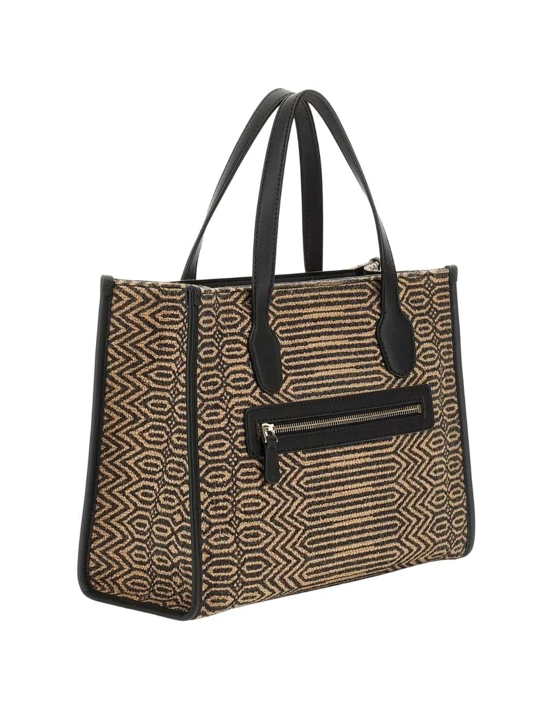 Guess Bolso al hombro Silvana Negro