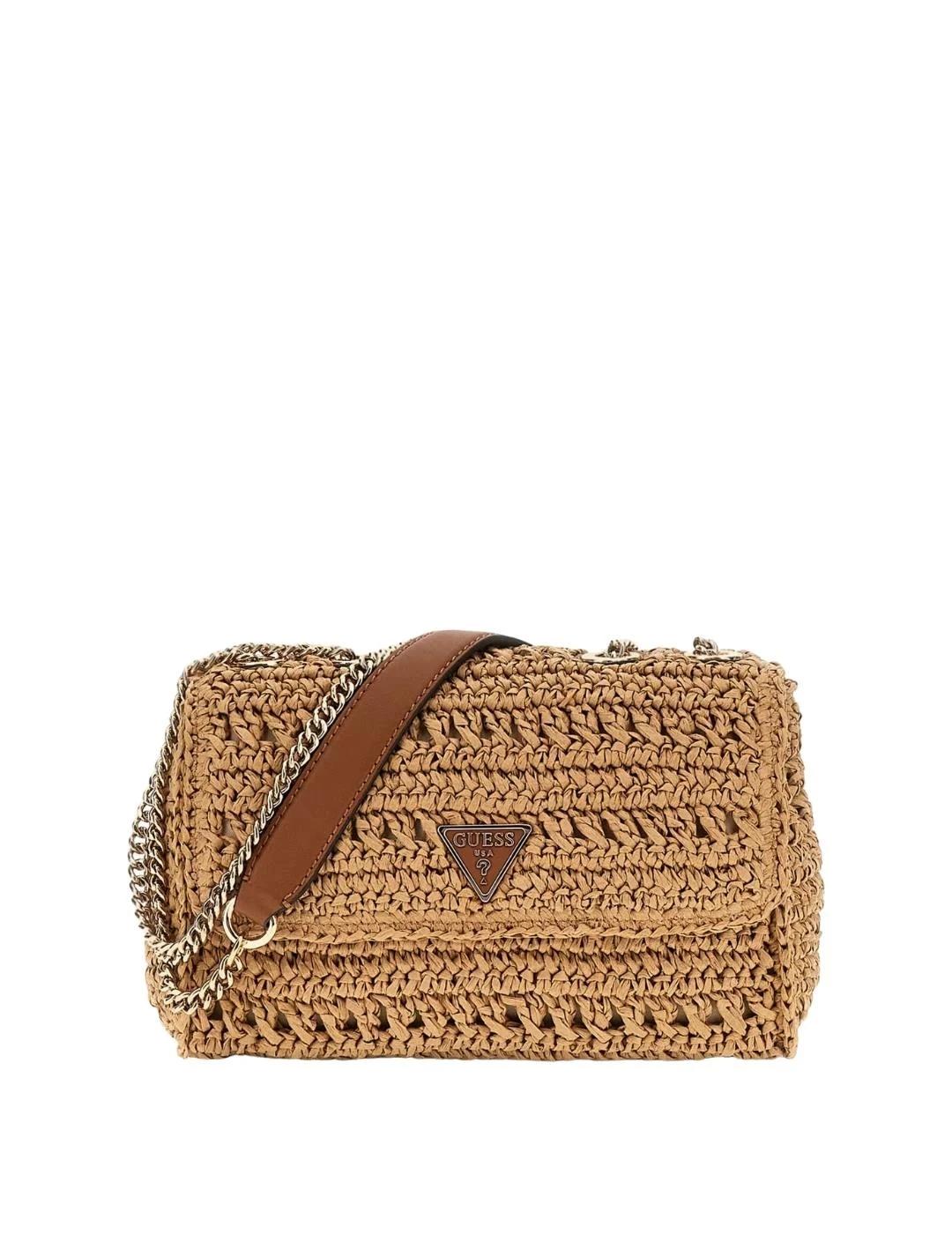 Guess Bolso Bandolera Irene de rafia