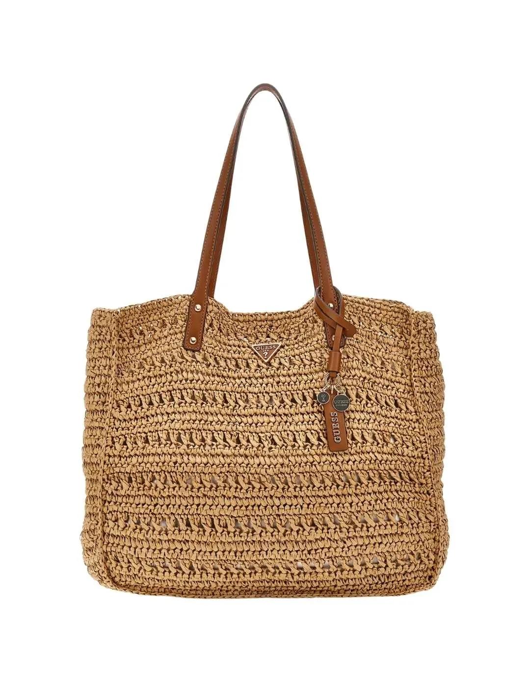 Guess Bolso Shopper Irene de rafia