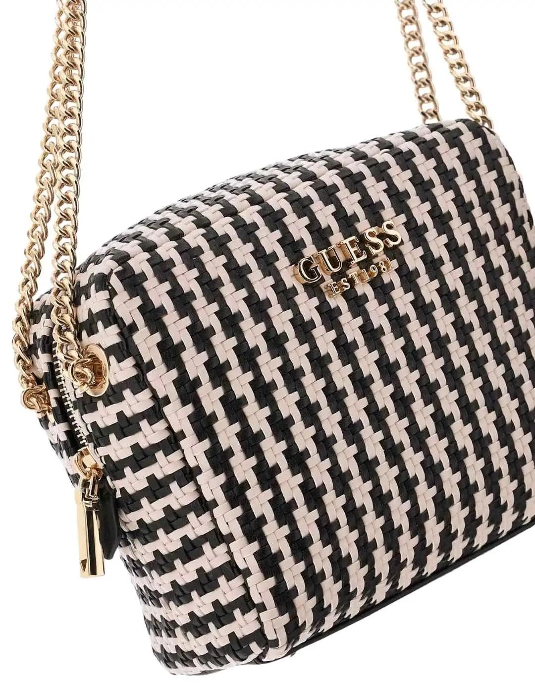 Guess Mini Bolso Bandolera Mirema trenzada