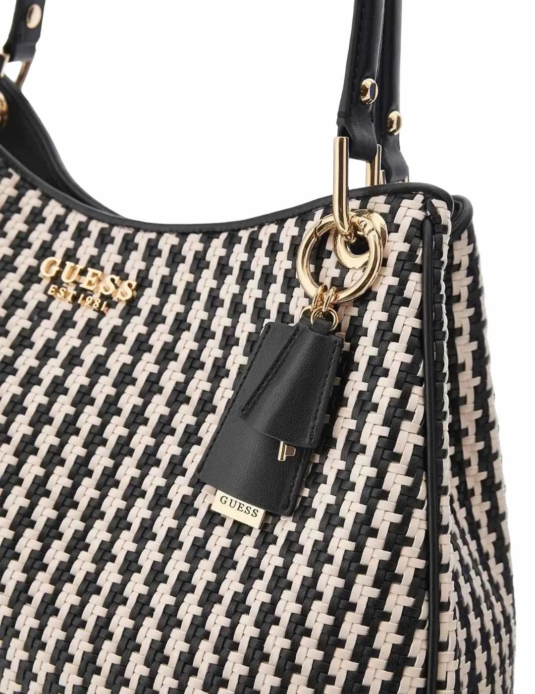 Guess Bolso Shopper Mirema trenzado