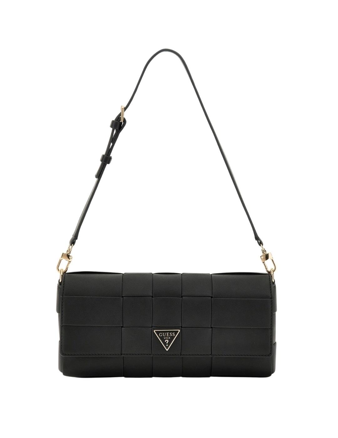 Guess Bolso de hombro Maylee Flap Negro