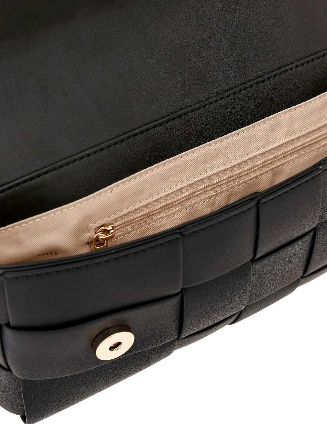 Guess Bolso de hombro Maylee Flap Negro