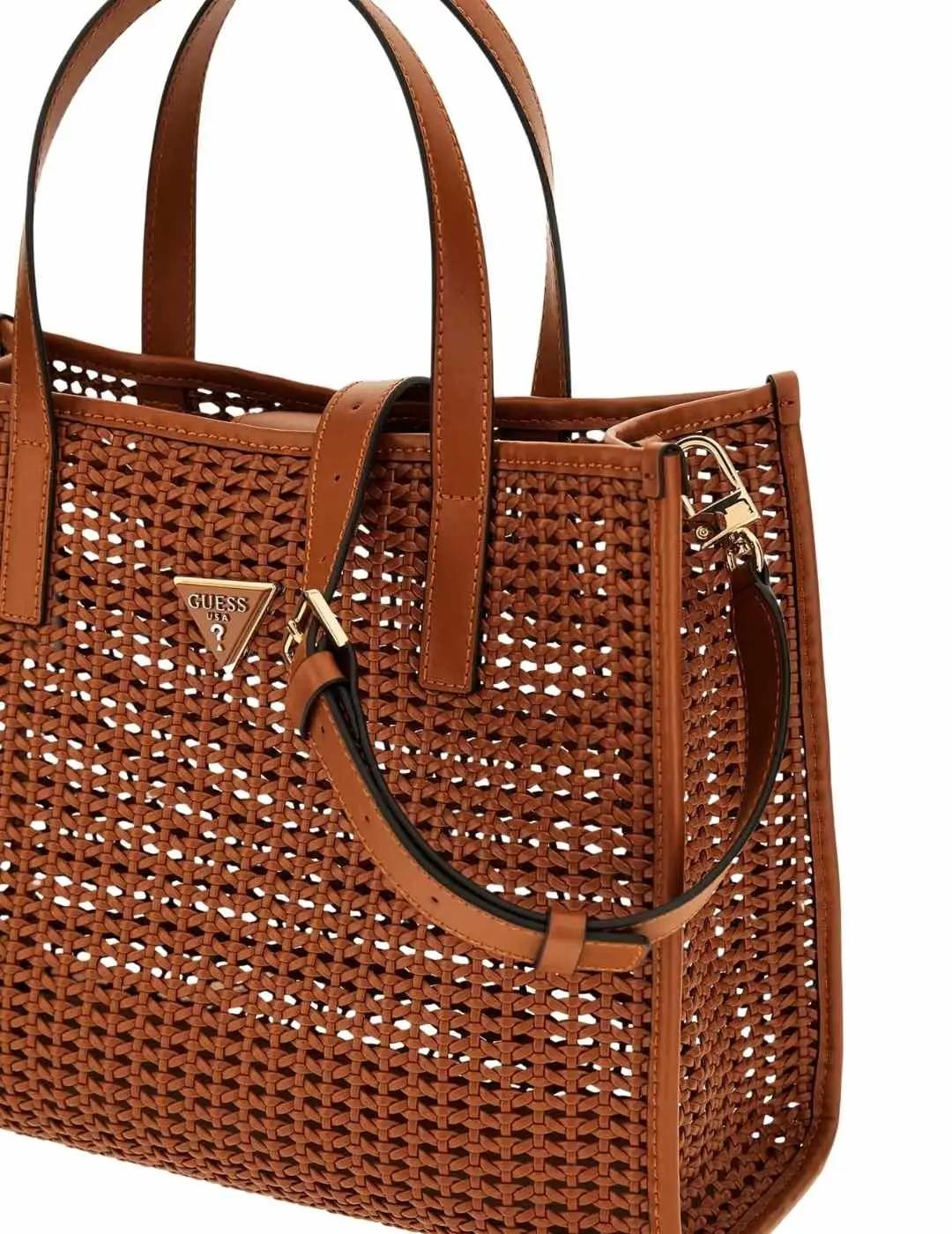 Guess Bolso de mano Brigitta Marrón